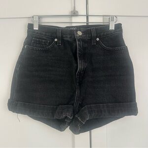 Urban Outfitters BDG Black Jean Shorts Classic Cut-Off Style